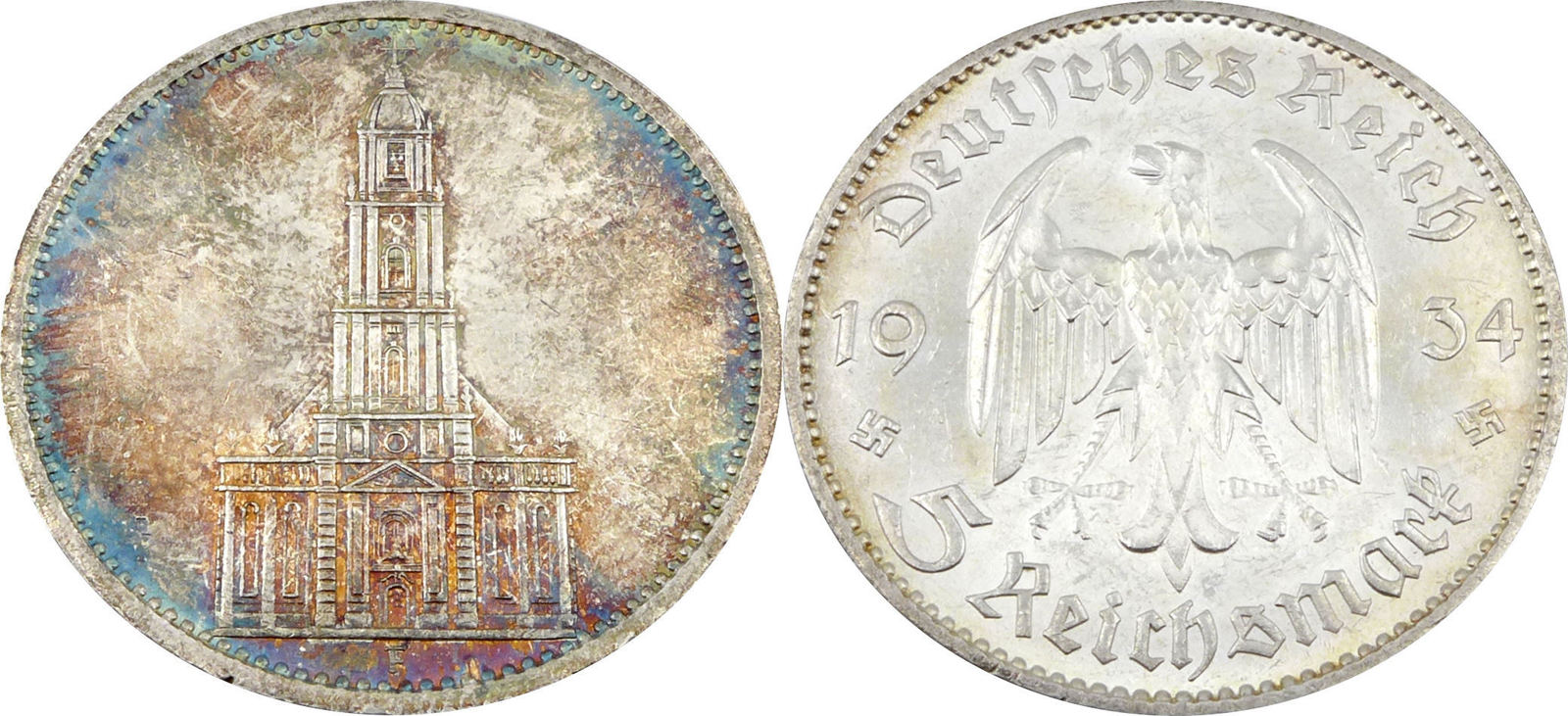 5 Reichsmark 1935 Online Kaufen