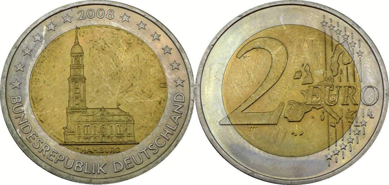 2 Euro Bundesrepublik Deutschland Fehlpragung