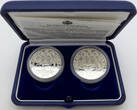 San Marino 15 Euro (5 Euro + 10 Euro) 2003 Olympiade in Athen 2004 (Pärchen) 5€ + 10€ - Olimpiadi di Atene Polierte Platte (PP)