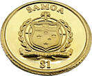 Samoa 1 Dollar 2015 25 Jahre Wiedervereinigung Polierte Platte (PP)
