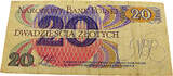 Polen 20 Zloty 1982 Portrait des bekannten polnischen Generals Romuald Traugutt Zirkuliert