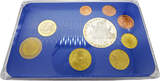 Slowenien Euro KMS, EUR 3,88 2002 & 2007 Kursmünzensatz - KMS, Euro mit Medaille Stempelglanz