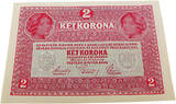 2 Kronen 1917 Standard Banknote - Österreichisch-ungarische Bank No.325272 unzierkuliert, bamkfrisch