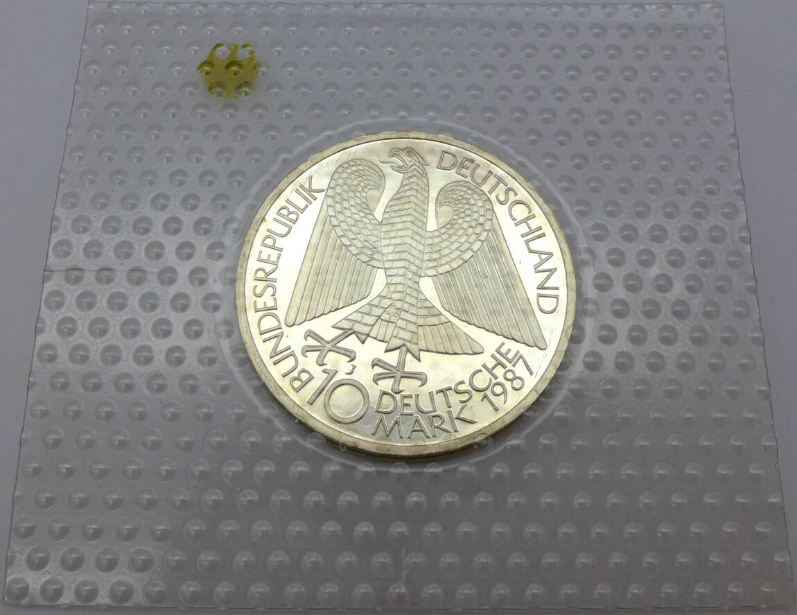 Bundesrepublik Deutschland / BRD 10 Deutsche Mark,PP OBH 1987 J 750