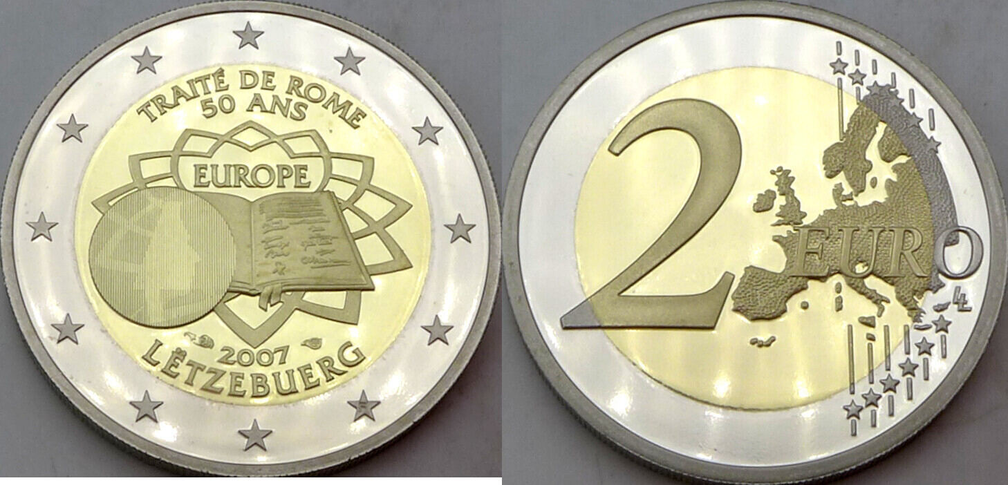 2 Euro 50 Jahre Römische Verträge Wert www.ma-shops.de