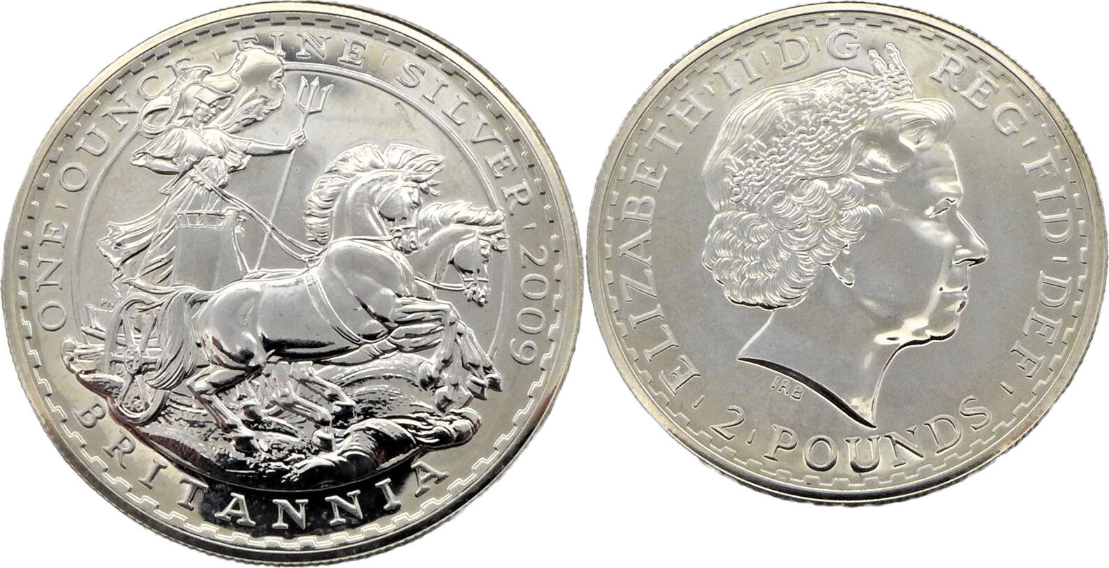 Großbritannien 2 Pfund / 1 Oz 2009 Britannia Stgl