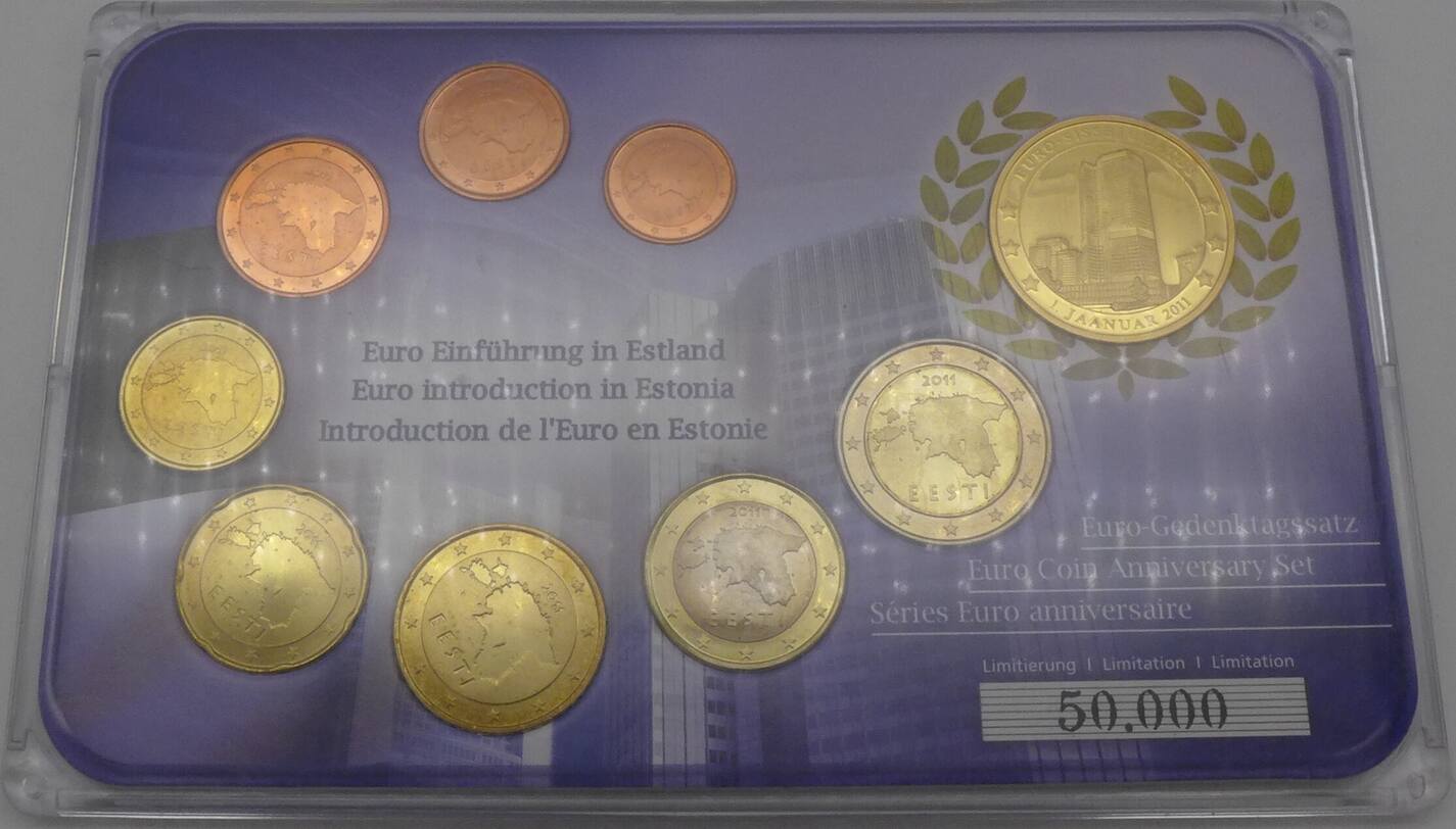 3,88 Euro KMS + Medaille 2011 Kursmünzensatz - Euro-KMS - Euro ...
