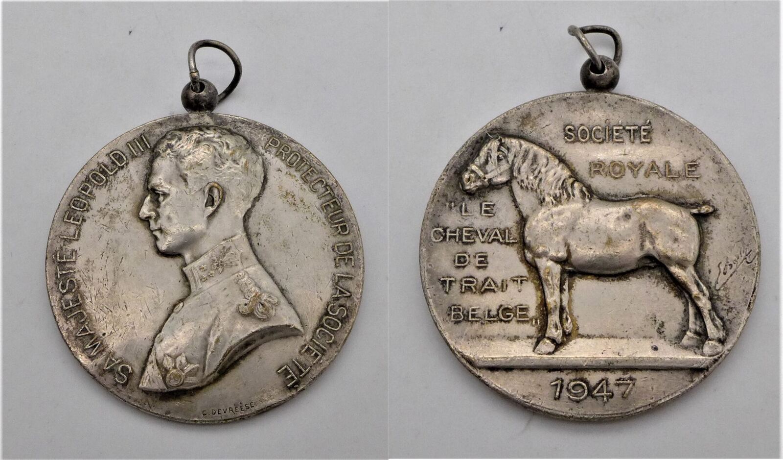 Médaille En Bronze Prague 1947 - Olympiade De Tir à L'arc - Collection XXème