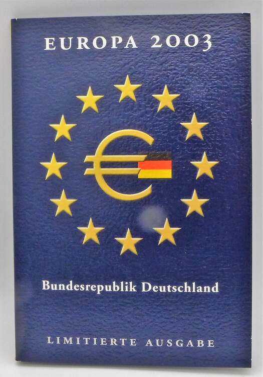 Bundesrepublik Deutschland / BRD 3,88 Euro 2003 Kursmünzensatz Euro
