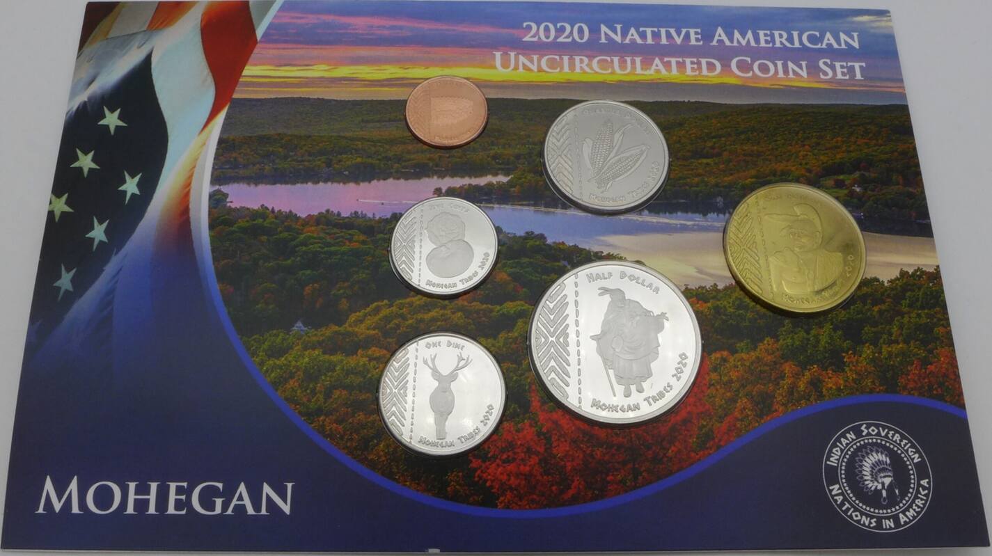 Indian Sovereign Nations in America / Mohegan 1,91 Dollar 2020