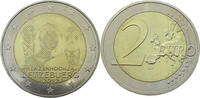 Luxemburg 2 Euro Hochzeit Guillaume und Stephanie -