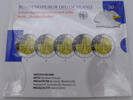 Bundesrepublik Deutschland / BRD 5 x 2 Euro 2-Euro-Sammlermünzenset - Serie: Bundesländer - Sachsen, Dresdner Zwinger -