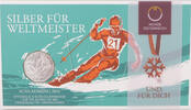 Österreich 5 Euro Schladming 2013 - Silber für Weltmeister und für dich - 5 Euro Silbermünze -