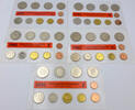 Bundesrepublik Deutschland 5 x BRD KMS mit 3 x 2 DM 5 x BRD Kursmünzensatz 1995 (A,D,F,G,J) mit 3 x 2 DM (Erhard, Strauß, Brandt) -