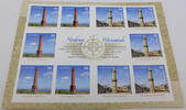 Bundesrepublik Deutschland / BRD 10 x 0,45€ Markenset selbstklebend - Serie: Leuchttürme - Motive: Norderney und Warnemünde -