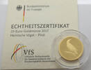 Bundesrepublik Deutschland / BRD 20 Euro Gold Serie Heimische Vögel - Pirol F -