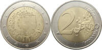 Luxemburg 2 Euro 30 Jahre Europaflagge -