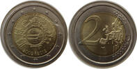 Italien 2 Euro 10 Jahre Euro Bargeld -