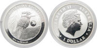 Australien 1 Dollar / 1 Oz Elisabeth II. - Kookaburra Jahr des Pferdes, privy mark -
