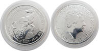 Großbritannien 5 Pounds / 2 OZ White Greyhound of Richmond -