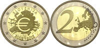 Slowenien 2 Euro Zwei Euro - 10 Jahre Euro-Bargeld - 2€ -