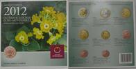 Österreich 3,88 Euro - KMS 2012 Kursmünzensatz - Euro-KMS - Schlüsselblume Handgehoben im Folder