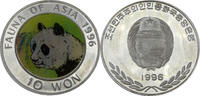 Nordkorea 10 Won Fauna of Asia - Panda & Tiger -