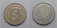 Bundesrepublik Deutschland / BRD 5 Deutsche Mark Fünf Mark / Deutscher Adler -