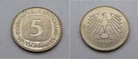 Bundesrepublik Deutschland / BRD 5 Deutsche Mark Fünf Mark / Deutscher Adler -