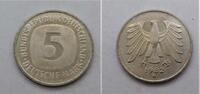 Bundesrepublik Deutschland / BRD 5 Deutsche Mark Fünf Mark / Deutscher Adler -