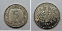 Bundesrepublik Deutschland / BRD 5 Deutsche Mark Fünf Mark / Deutscher Adler -