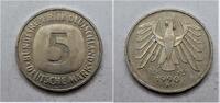 Bundesrepublik Deutschland / BRD 5 Deutsche Mark Fünf Mark / Deutscher Adler -