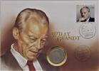 Bundesrepublik Deutschland / BRD 2 Deutsche Mark Zwei Mark / Portait von Willy Brandt -
