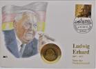 Bundesrepublik Deutschland / BRD 2 Deutsche Mark Zwei Mark / Ludwig Erhard -