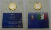 Italien 1000 Lire Kursmünze mit falscher Europakarte -