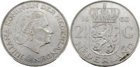 Niederlande 2 1/2 Gulden Königin Juliana -