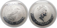 Australien 2 Dollars / 2 Oz 1992 Elisabeth II. - Kookaburra Stgl