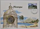 Nicaragua 50 Centavos Abbildung einer Kapelle am Strand - Numisbrief -