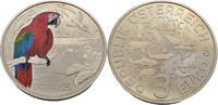 Österreich 3 Euro Papagei -