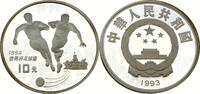 China 10 Yuan (10 元) FIFA Fußball-Weltmeisterschaft USA 1994 -