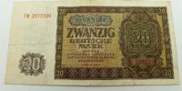 Deutsche Demokratische Republik / DDR 20 Deutsche Mark -