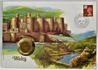 Wales 1 Pfund Abbildung eines Schlosses - Numisbrief -