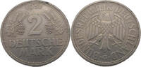 Bundesrepublik Deutschland / BRD 2 Deutsche Mark Trauben & Ähren -