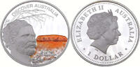Australien 1 Dollar Discover Australia - Uluru (Ayers Rock) - 1 oz 999 Silver - Elizabeth II - 1$ -