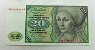 Bundesrepublik Deutschland / BRD 20 Deutsche Mark 20 Deutsche Mark / Deutsche Bundesbank 1961 -