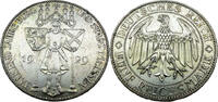 Weimarer Republik 5 Reichsmark 1000 Jahre Burg und Stadt Meißen,J.339 -