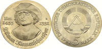 Deutsche Demokratische Republik / DDR 5 Mark Zum 450. Todestag von Tilman Riemenschneider - Fünf Mark - J.1580 -