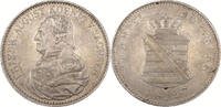 Konventionstaler 1827 S Sachsen / Altdeutschland Friedrich August (1806-1827) - König von Sachsen - Thun 303 ss/vz, winz.Schr.Fehler