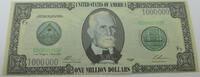 USA,Las Vegas 1.000.000 Dollar / Fake USA Geldschein,Casino Spiel Banknote -