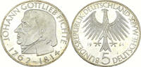 Bundesrepublik Deutschland / BRD 5 Deutsche Mark / 5 DM Zum 150. Todestag des Philosophen Johann Gottlieb Fichte - 5 DM - J.393 -